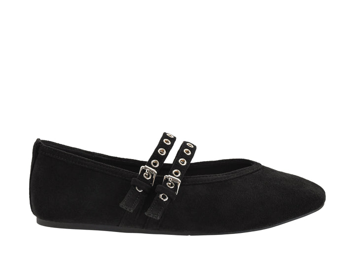 Corky's-ALL EYES ON ME Black Faux Suede