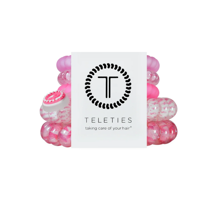 Teleties-Breast Cancer Awareness Mix Pack Hair Ties