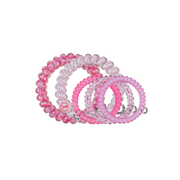 Teleties-Breast Cancer Awareness Mix Pack Hair Ties