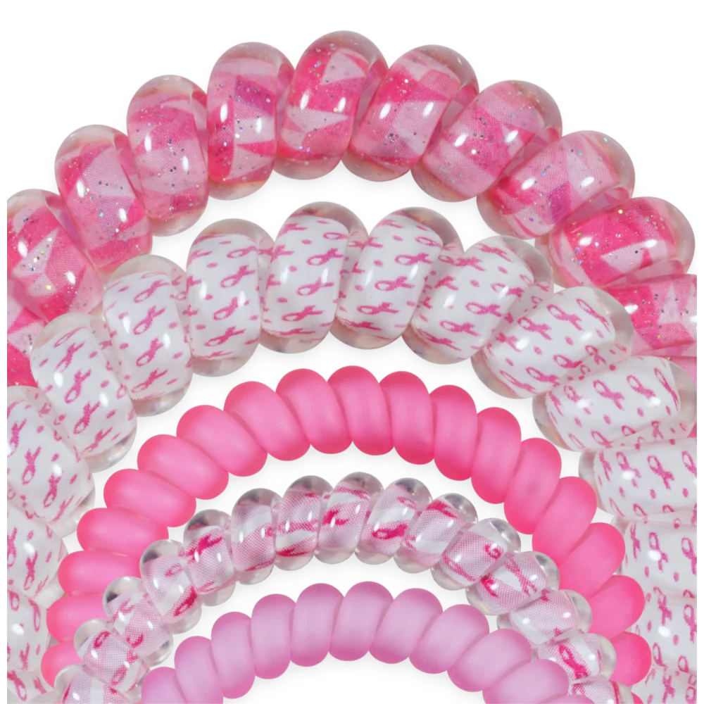 Teleties-Breast Cancer Awareness Mix Pack Hair Ties
