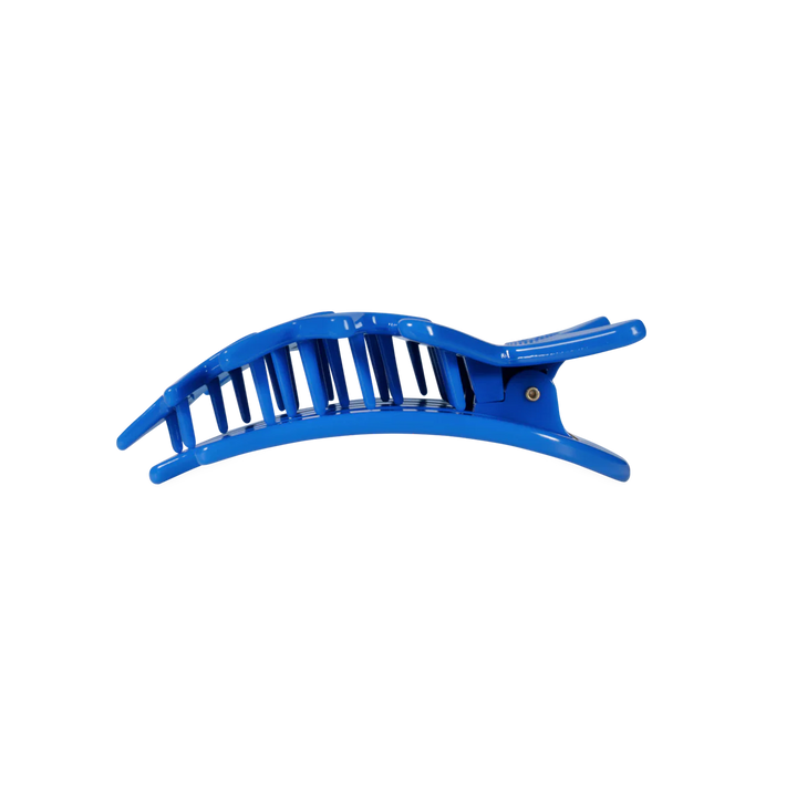 Teleties-Blue Shooting Star Medium Flat Hair Clip