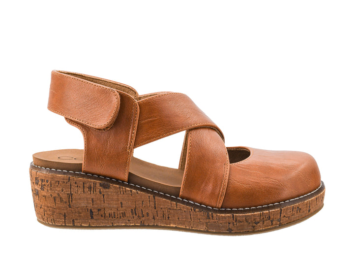 Corkys-BRING IT IN Wedge Shoe-Cognac