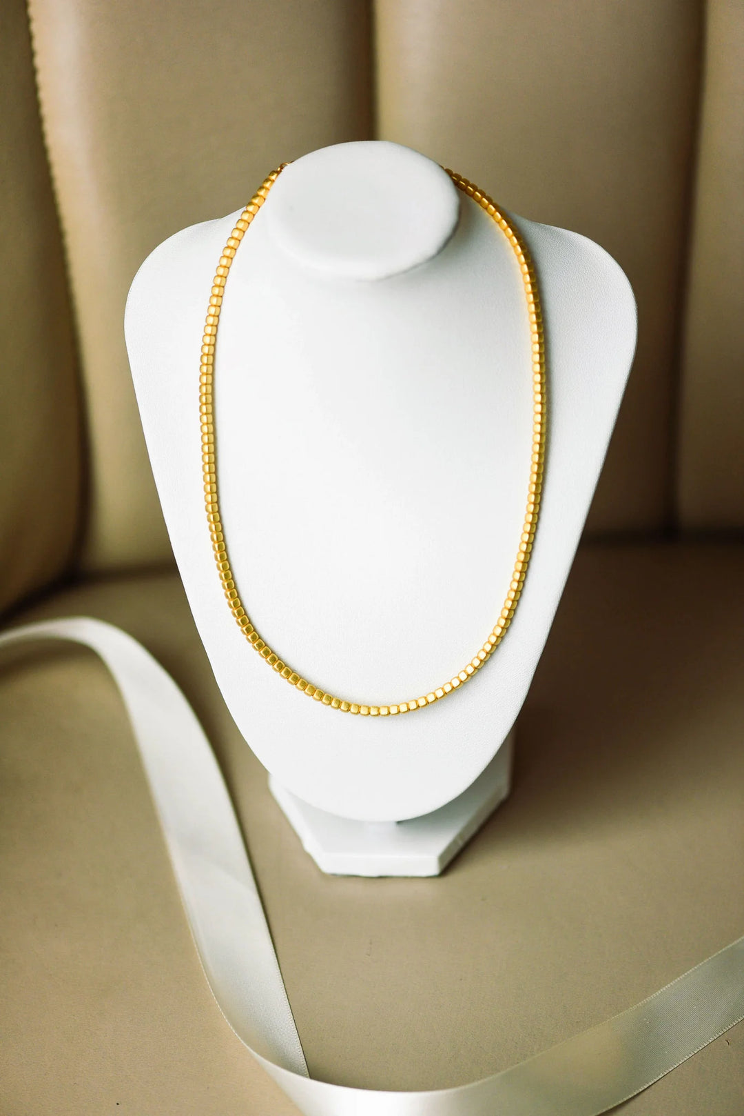 TJD Square Bead Necklace