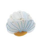 Crystal Seashell Acrylic Claw Clip