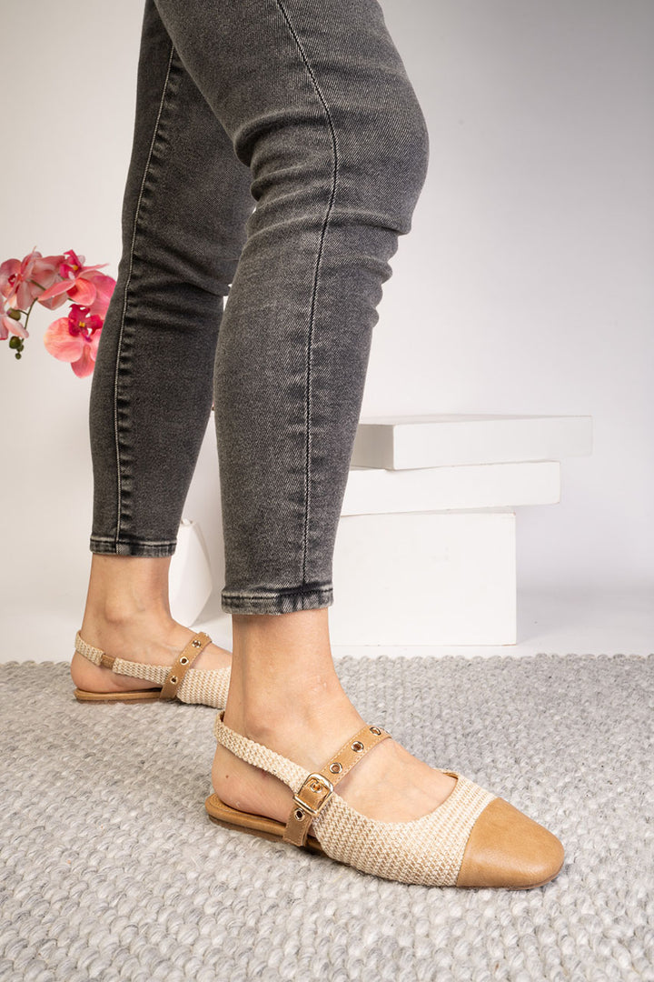 Corkys-Poker Face Flats-Raffia