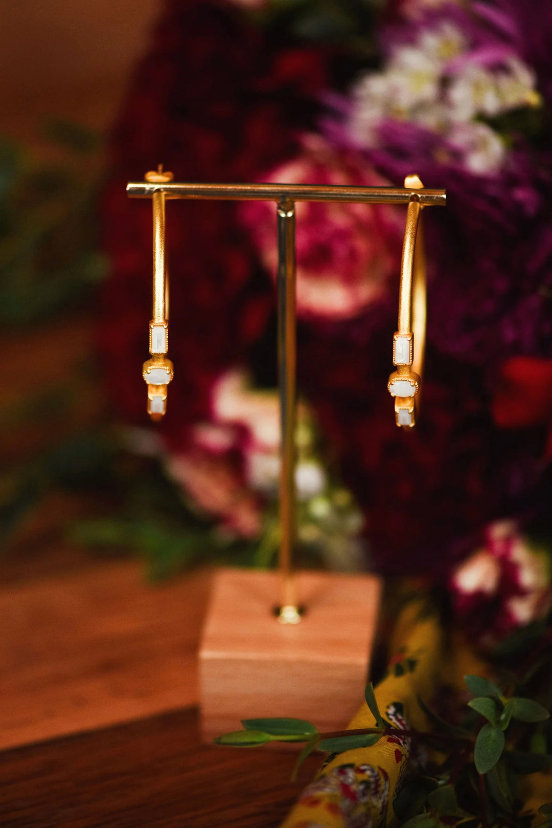 TJD Caroline Hoops- Mother of Pearl