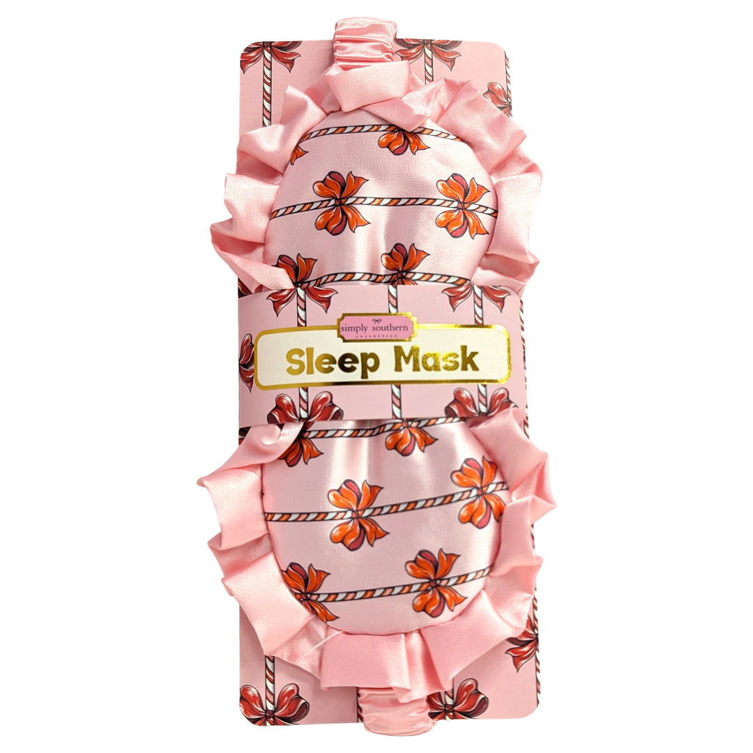 Simply Southern Peppermint Bow Print Sleep Mask (LH)