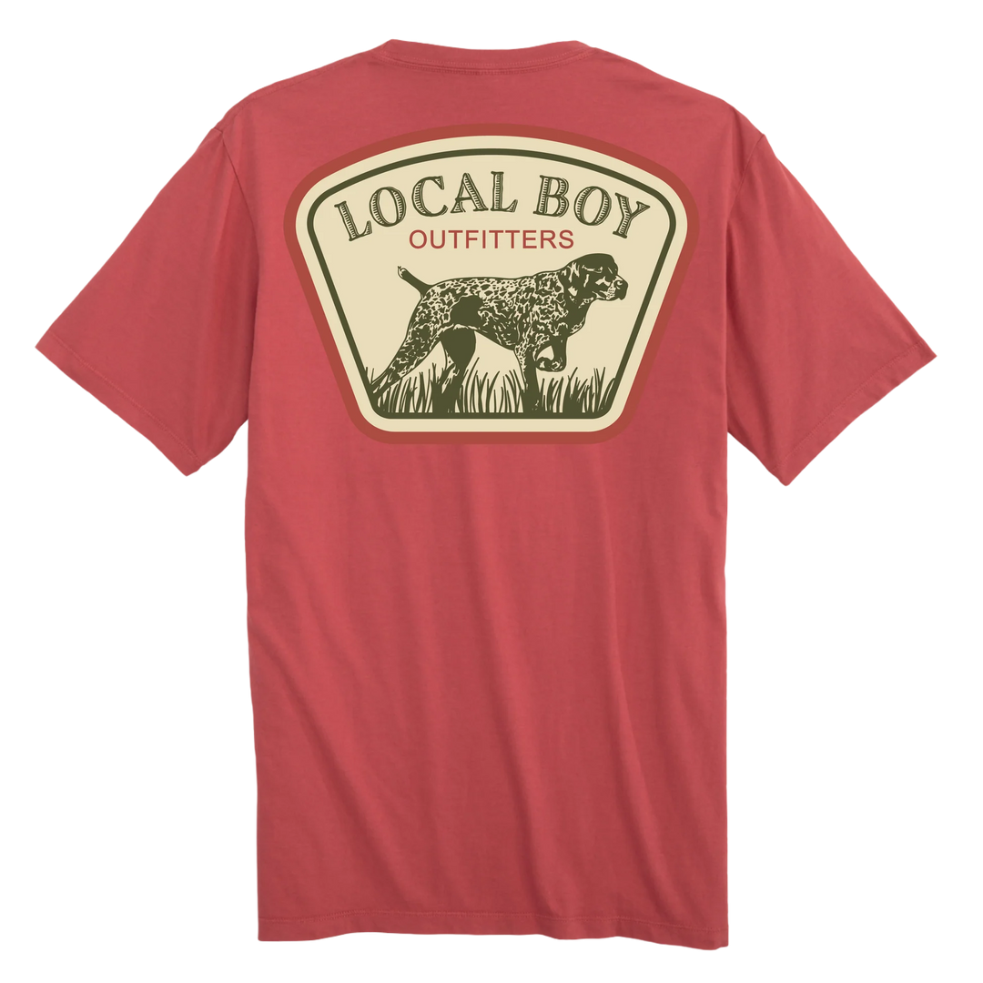 Local Boy GSP Badge T-Shirt Brick ( BARK)