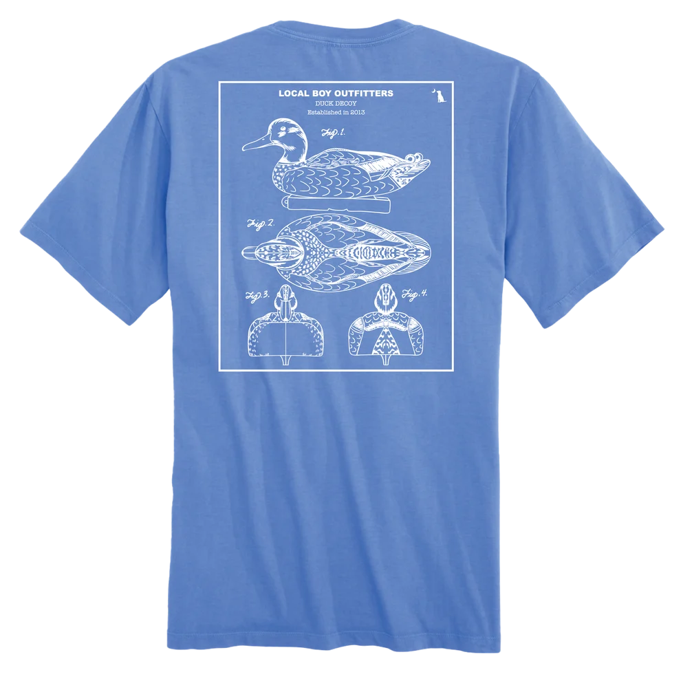 Local Boy Decoy Diagram T-Shirt Marina (BARK)