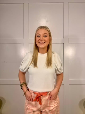 Southern Magnolia Puff Sleeve Top