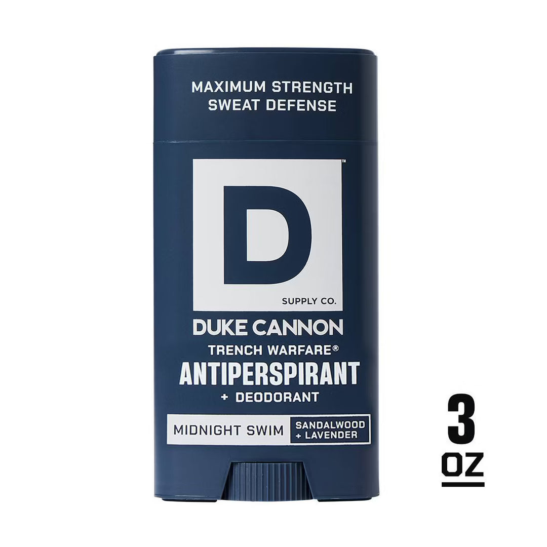 Duke Cannon Supply Co. Midnight Swim Trench Warfare Antiperspirant and Deodorant