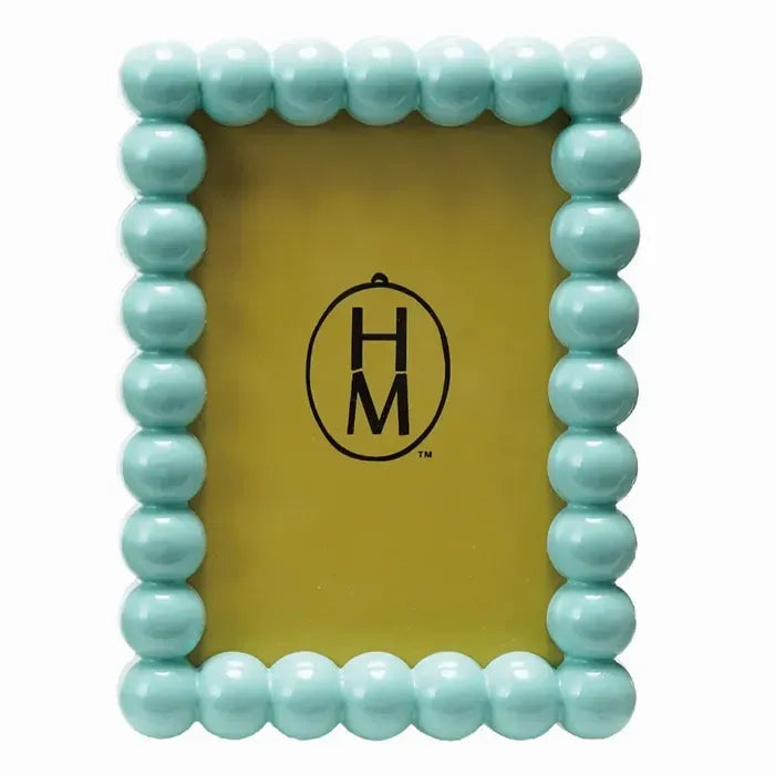 Hazel Mazel 5" x 7" Hobnail Photo Frame - Blue