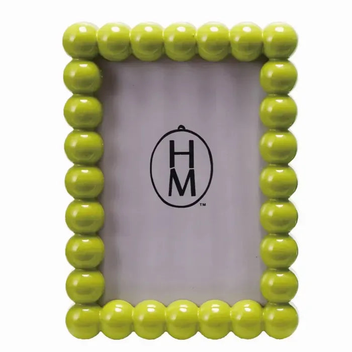 Hazel Mazel 5" x 7" Hobnail Photo Frame- Green