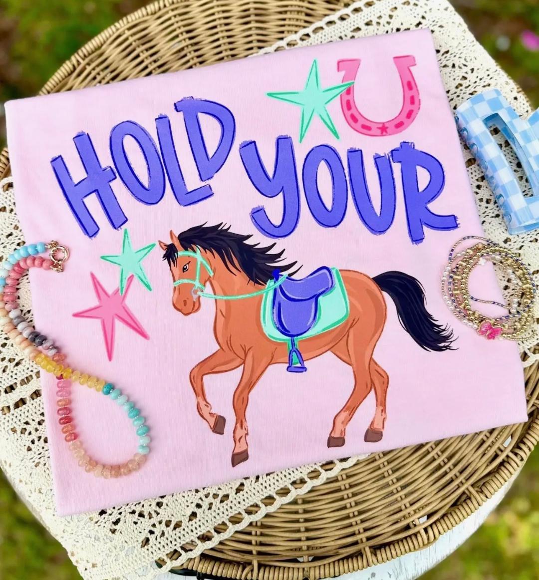 Hold Your Horses Youth Tee