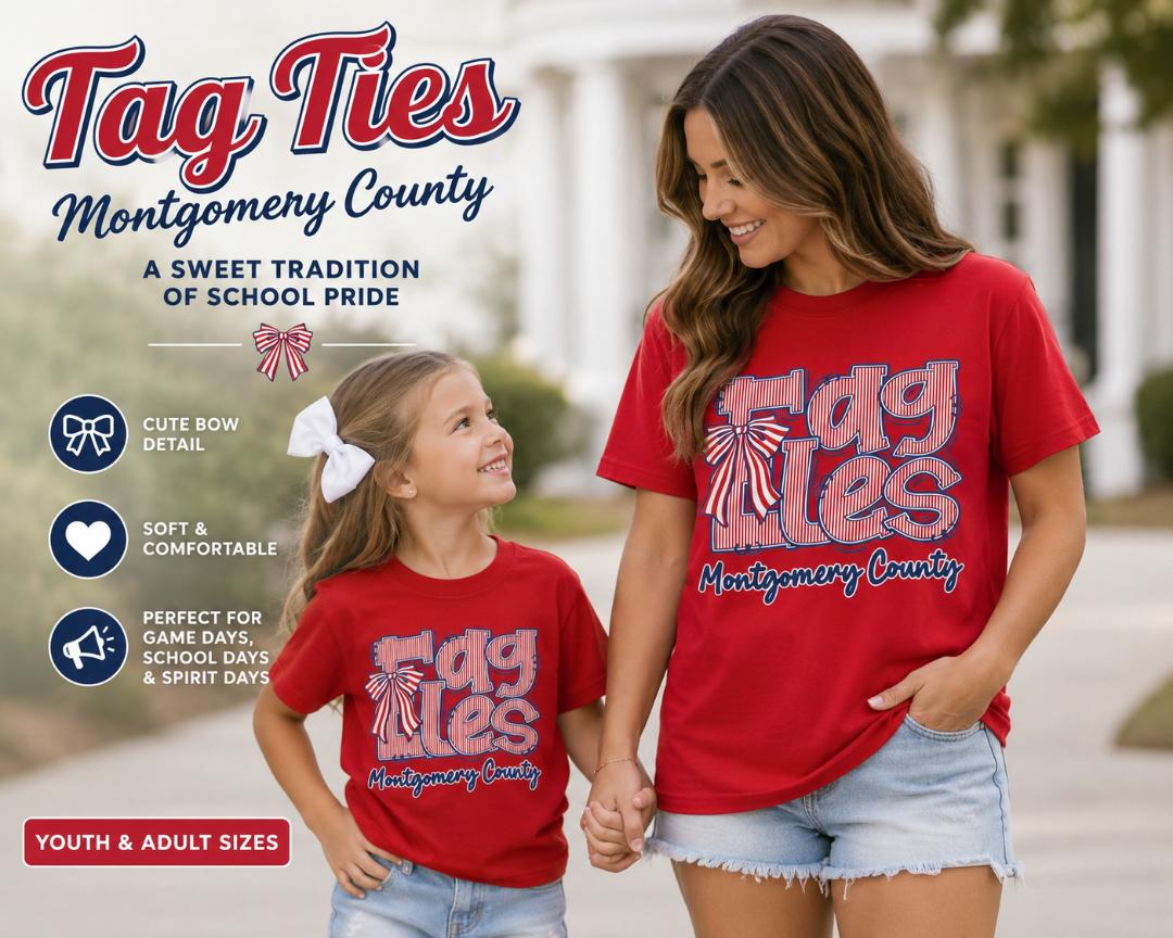 Tag Ties Eagles Youth Tee