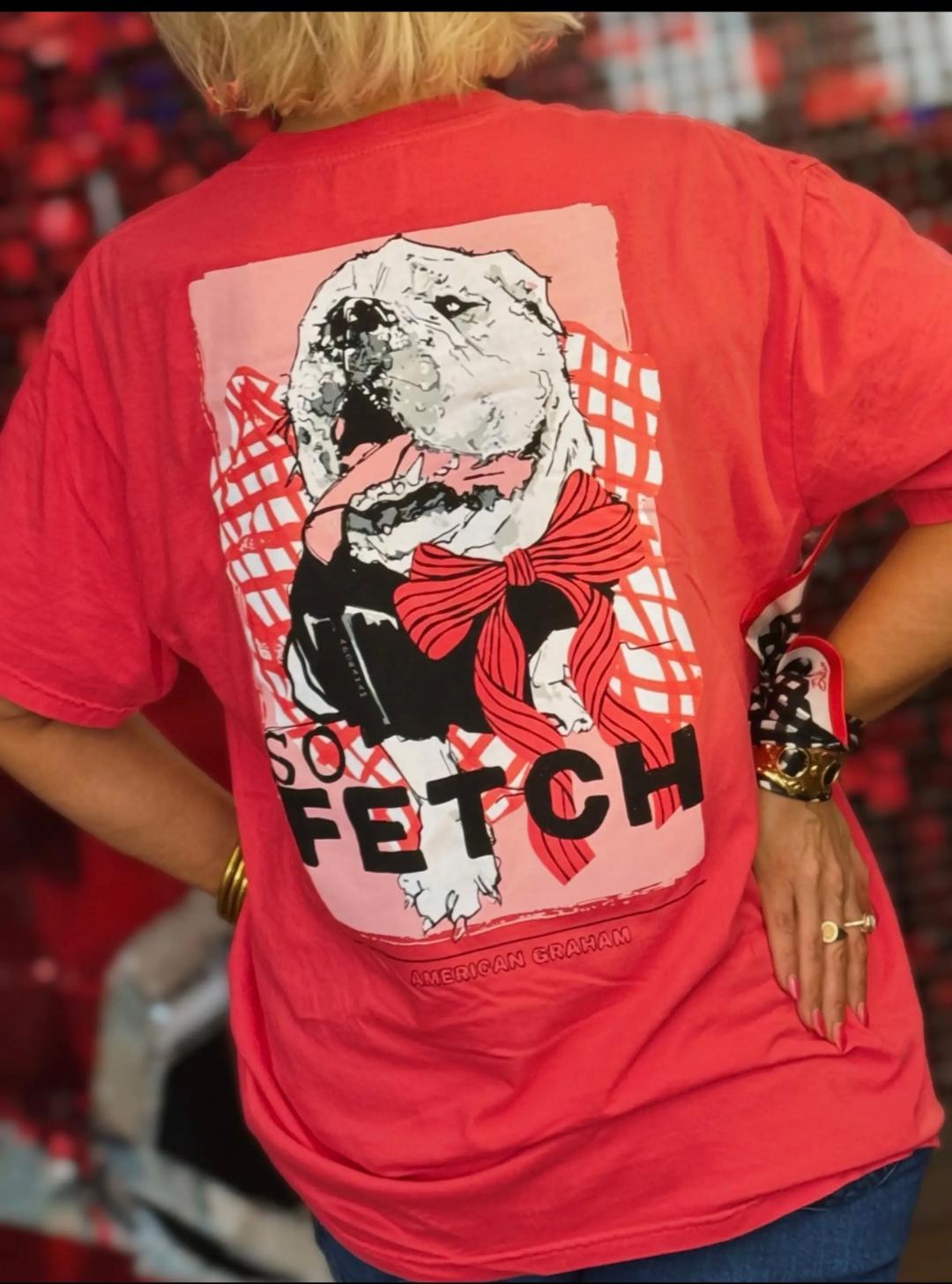 American Graham So Fetch Bulldog Tee