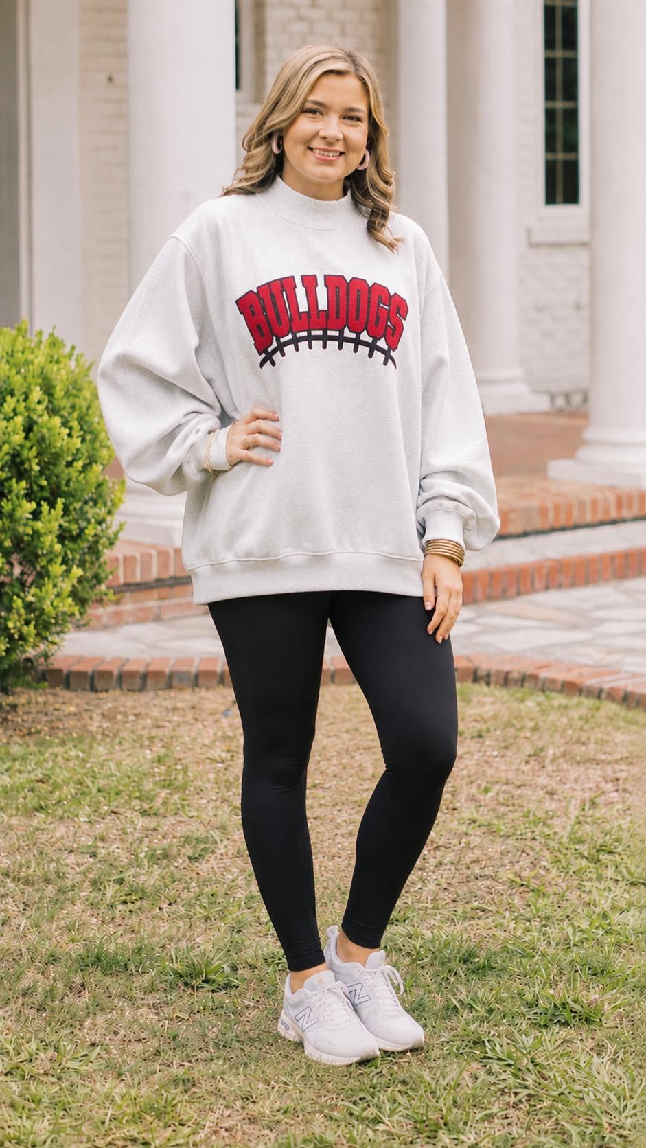 Bulldogs Mock Neck Sweatshirt