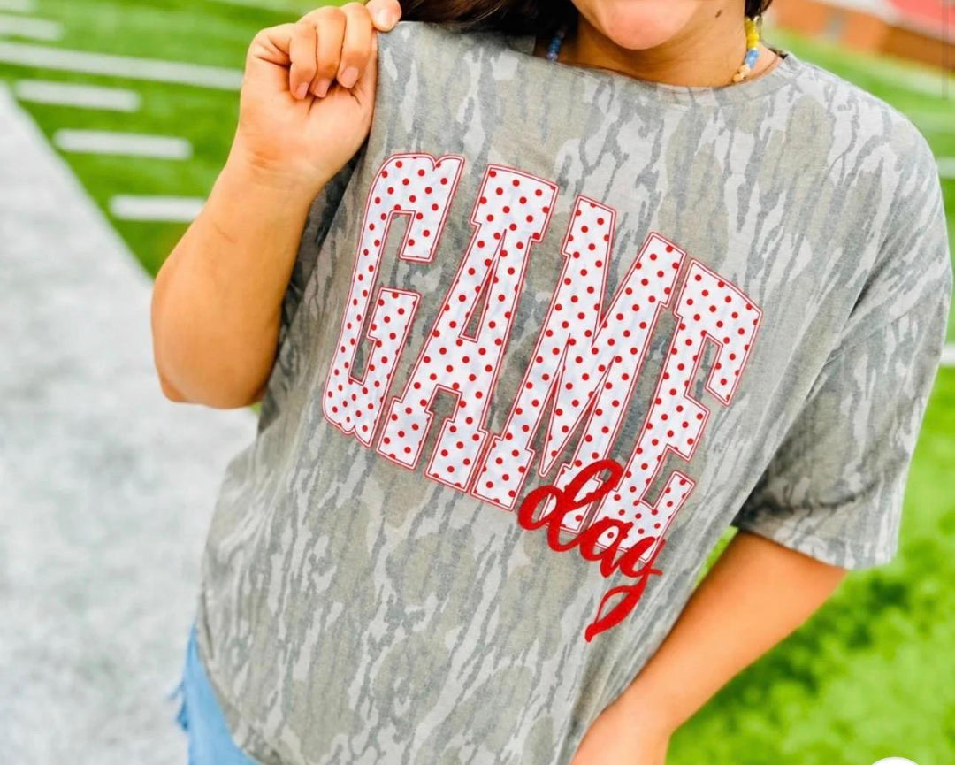 Bottomland Camo Game Day Youth Tee