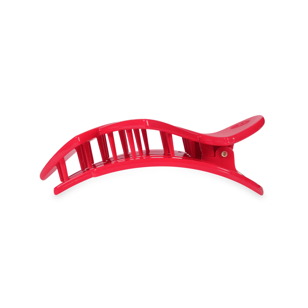 Teleties - Red Heart to Heart Large Flat Hair Clip