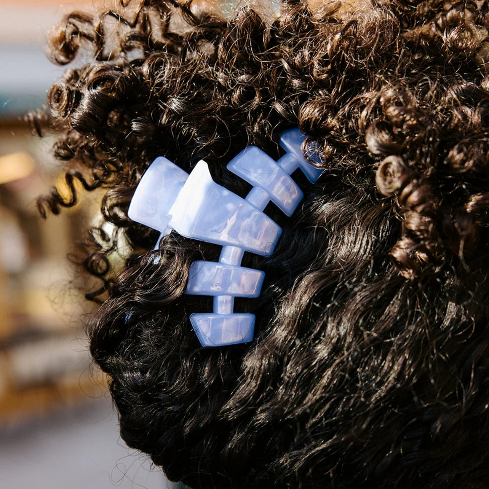 Teleties-Classic Blue Lagoon Medium Hair Clip