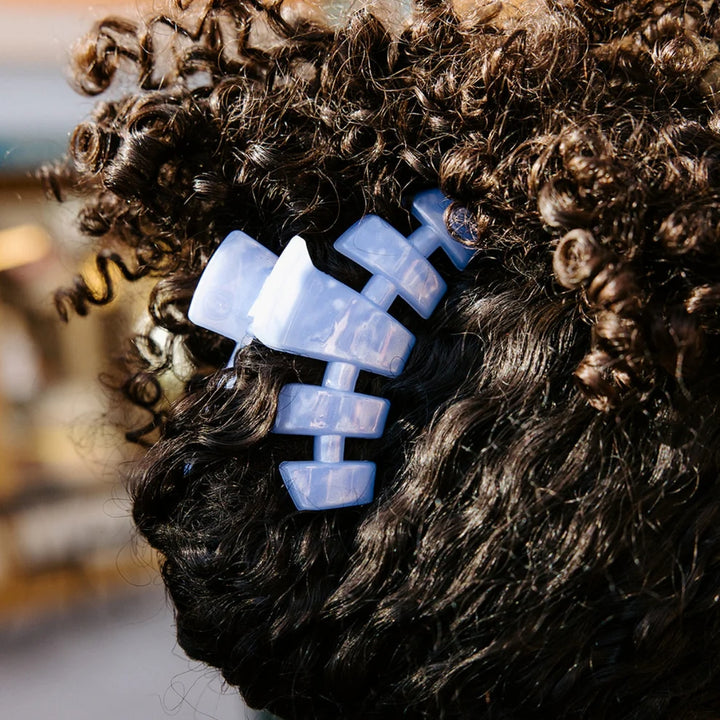 Teleties-Classic Blue Lagoon Medium Hair Clip
