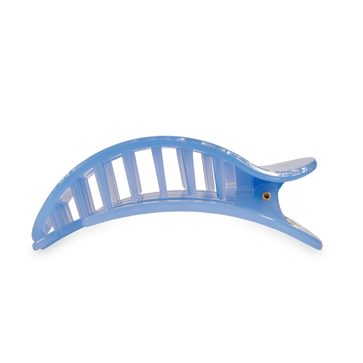 Teleties-Blue Lagoon Large Flat Round Hair Clip