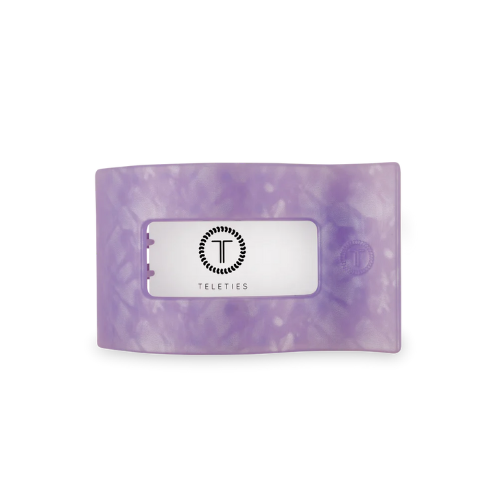 Teleties-Lavender Mist Medium Flat Rectangle Hair Clip