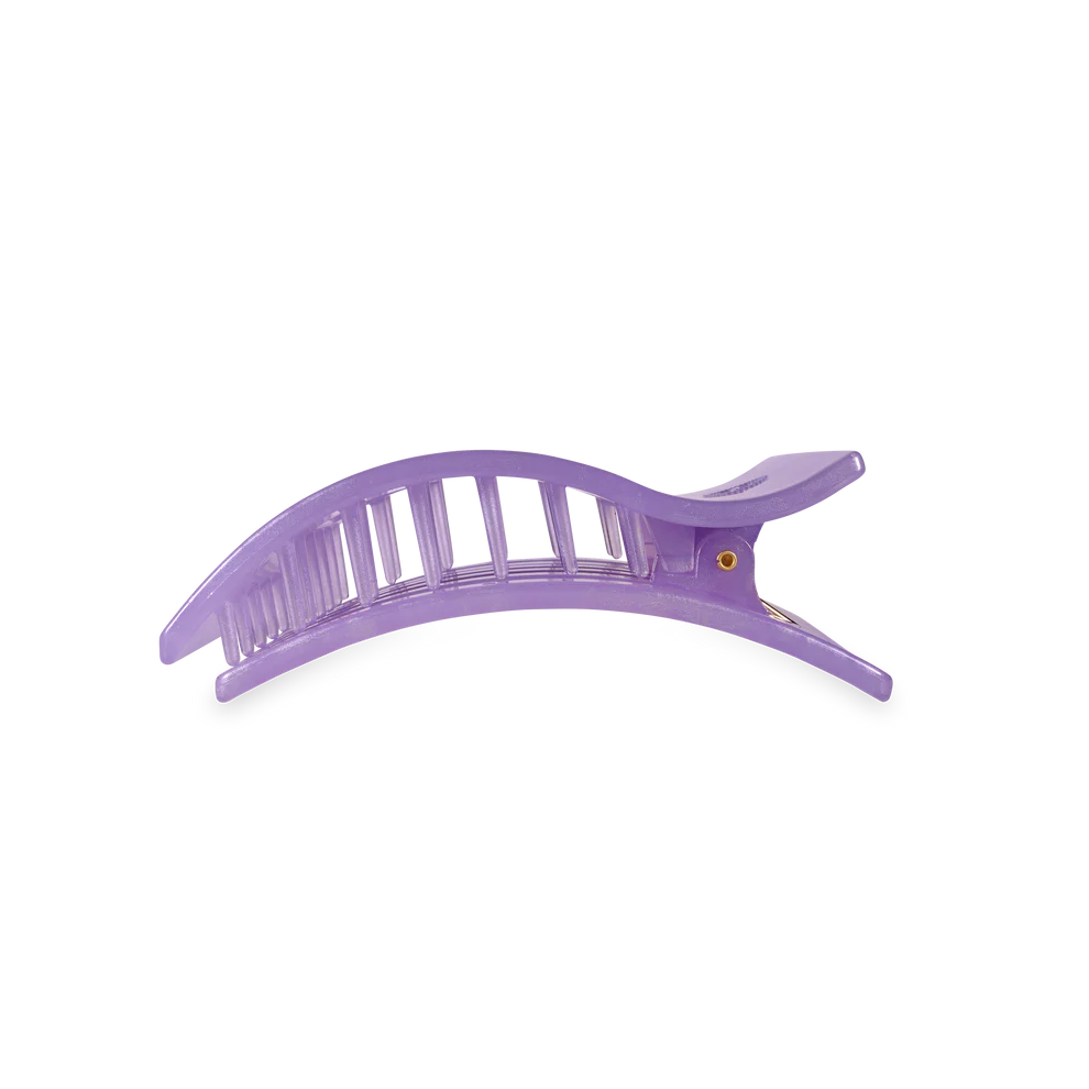 Teleties-Lavender Mist Medium Flat Rectangle Hair Clip