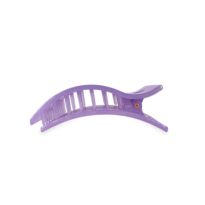 Teleties-Lavender Mist Medium Flat Rectangle Hair Clip