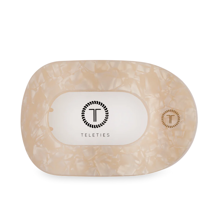 Teleties-Soft Surf Large Flat Round Hair Clip