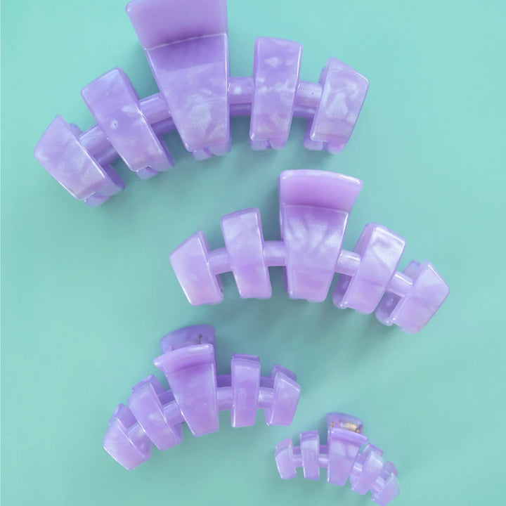 Teleties- Classic Lavender Mist Medium Hair Clip