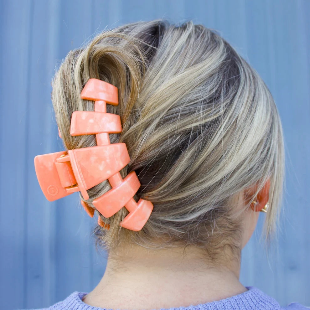 Teleties- Classic Dreamsicle Large Hair Clip