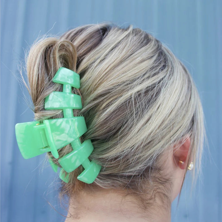 Teleties- Classic Spring Splash Large Hair Clip