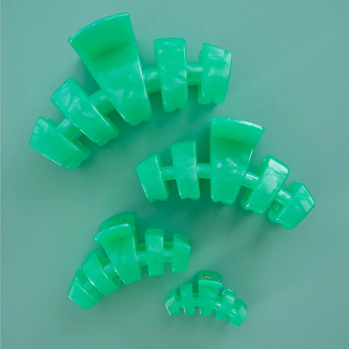 Teleties- Classic Spring Splash Large Hair Clip