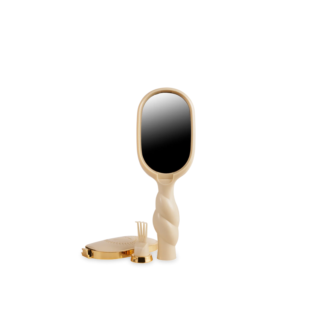 Teleties-Detangler Hair Brush for Thick Hair –Tan