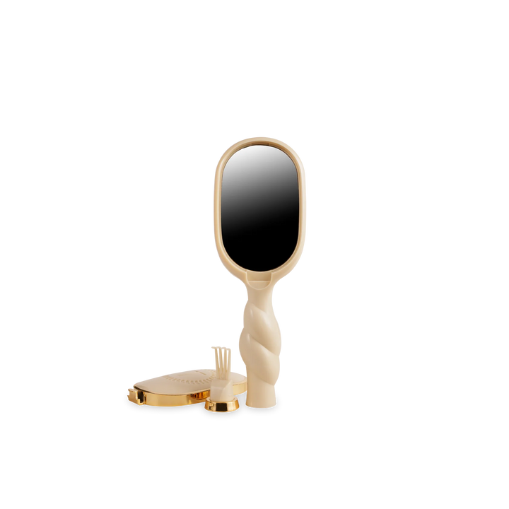 Teleties-Detangler Hair Brush for Thick Hair –Tan