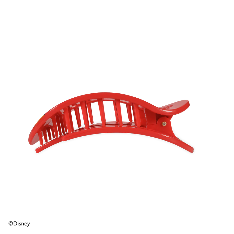 Mickey Mouse Medium Flat Round Hair Clip - Medium-Red