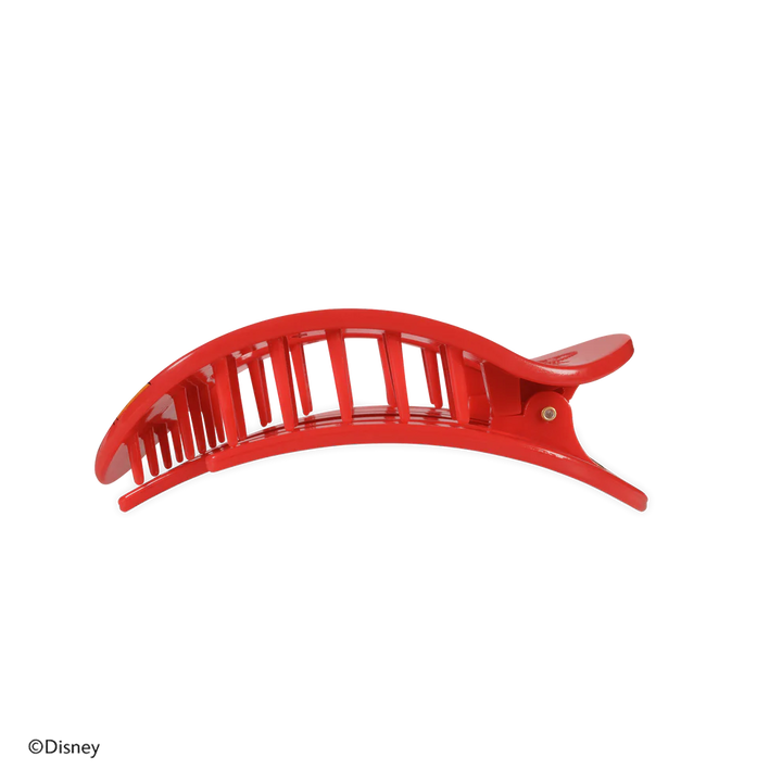 Mickey Mouse Medium Flat Round Hair Clip - Medium-Red