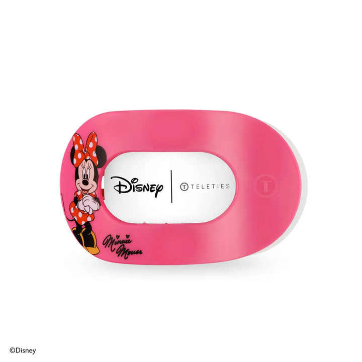 Minnie Mouse Medium Flat Round Hair Clip - Medium-Pink