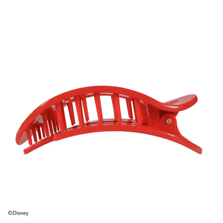 Mickey Mouse Large Flat Round Hair Clip - Large-Red