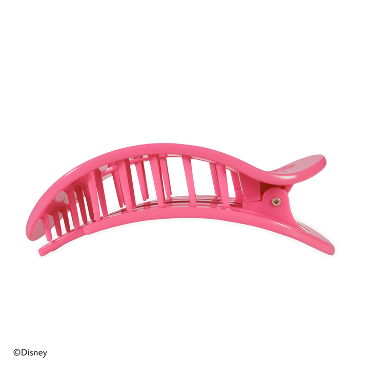 Minnie Mouse Large Flat Round Hair Clip - Large-Pink