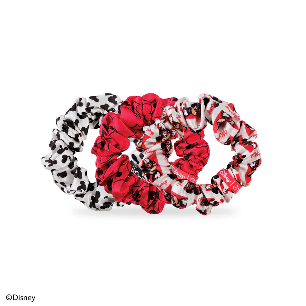 Mickey Mouse Large Silk Scrunchies - Large