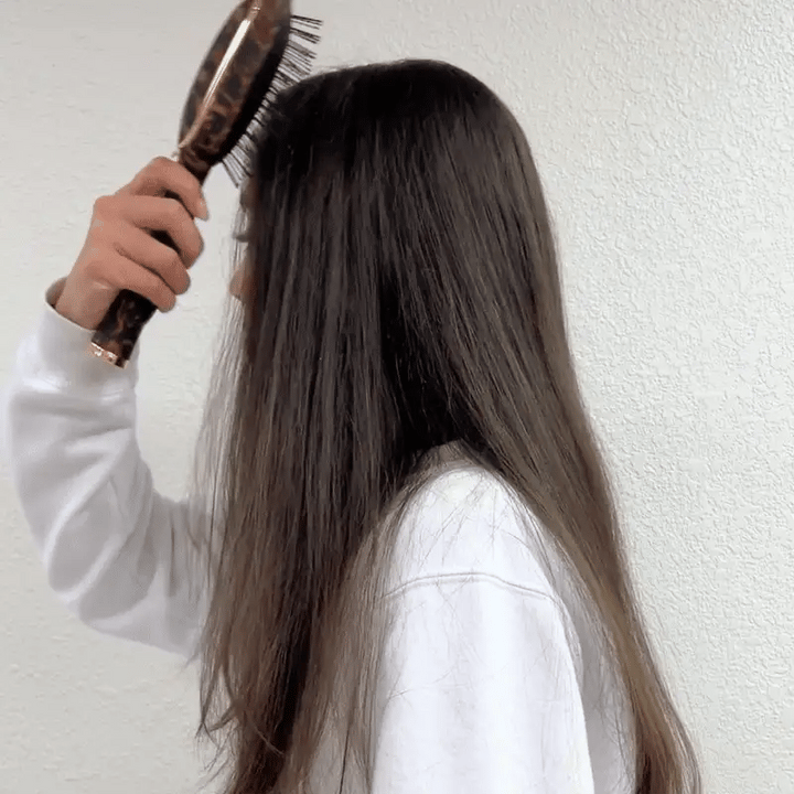 Teleties Detangler Hair Brush for Fine Hair – Tortoise