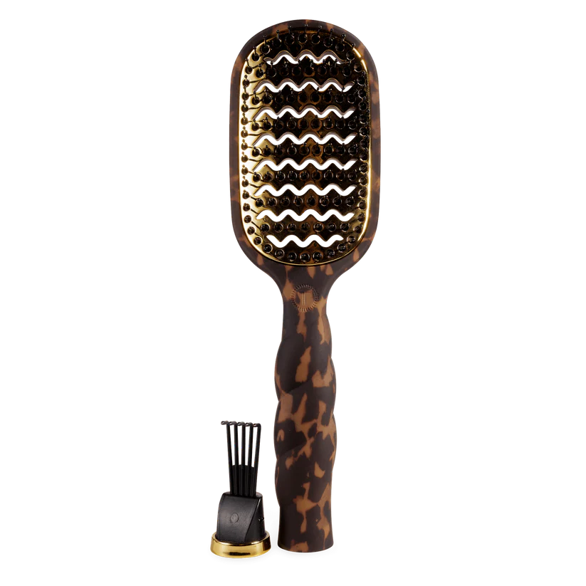 Teleties Vented Hair Brush - Tortoise