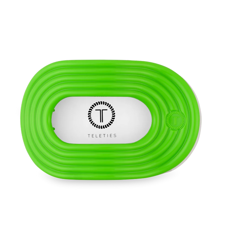 Teleties Glow For It Large Flat Round Hair Clip