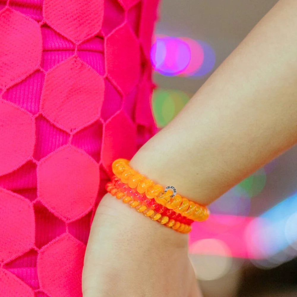 Teleties Day Rave Small Hair Ties