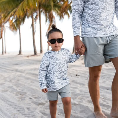 Burlebo-Youth Performance Hoodie - White Camo