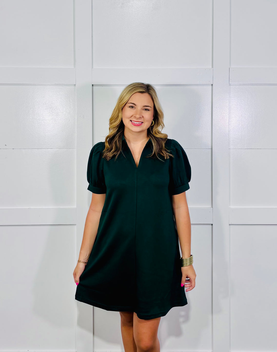 Hunter Green Soft Dress (LH)