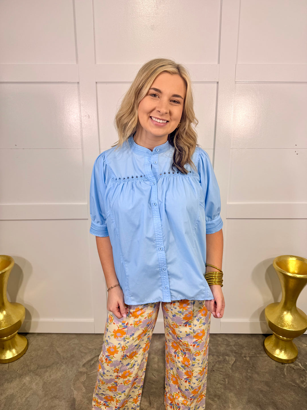 Breeze Blue Top
