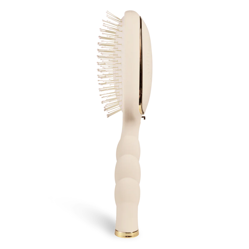 Teleties-Detangler Hair Brush for Medium Hair - Tan